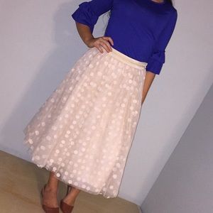 Polka dot tool skirt